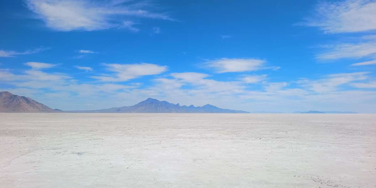 Bonneville Salt Flats Access Road