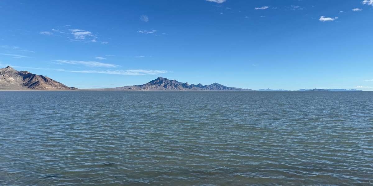 Bonneville Salt Flats Access Road
